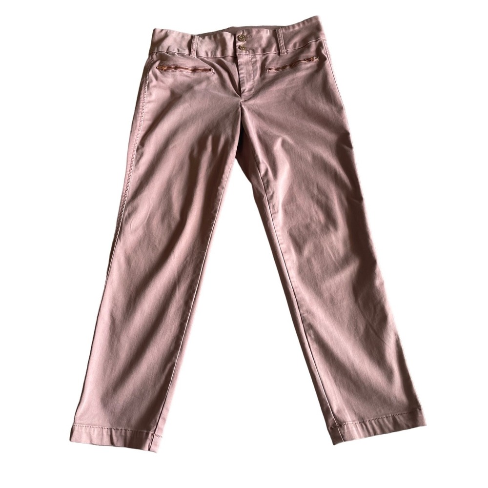 Tinsel Skinny Pants Womens 31 Pink Excellent Zipper Pockets Stretch FXB1084D2264